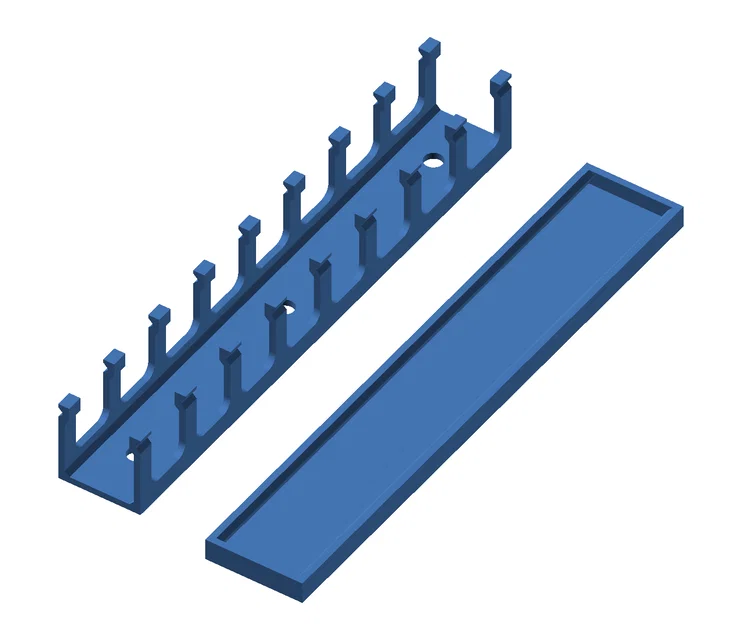 Máng đi dây (cable duct) tùy chỉnh kèm nắp đậy - Image 1