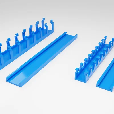 Máng đi dây (cable duct) tùy chỉnh kèm nắp đậy