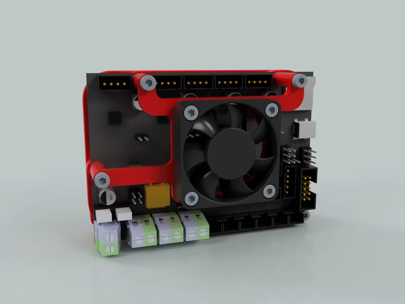 Giá đỡ quạt tản nhiệt 4010 cho bo mạch SKR Mini E3 và Creality - Image 1