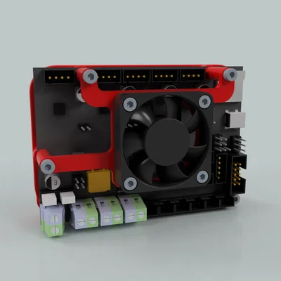 Giá đỡ quạt tản nhiệt 4010 cho bo mạch SKR Mini E3 và Creality