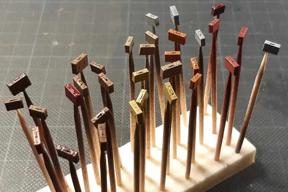 Mô hình hành lý tỉ lệ 1:100, có thể tùy chỉnh kích thước - Image 1