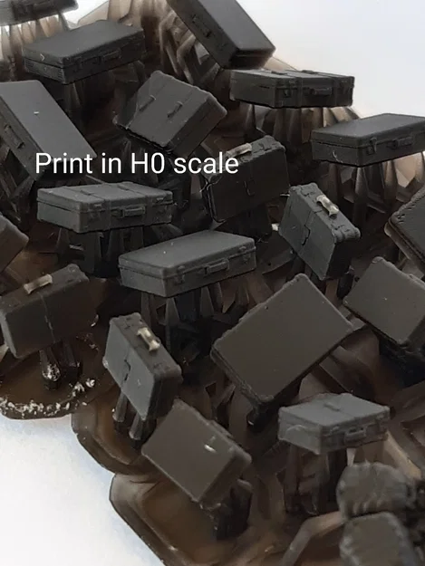 Mô hình hành lý tỉ lệ 1:100, có thể tùy chỉnh kích thước - Image 3