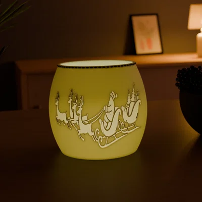 Đèn tealight Giáng Sinh Ông già Noel (Christmas Santa Tealight)
