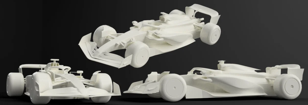 Mô hình xe đua F1 Aston Martin AMR24 2024 (In 3D chi tiết) - Image 1