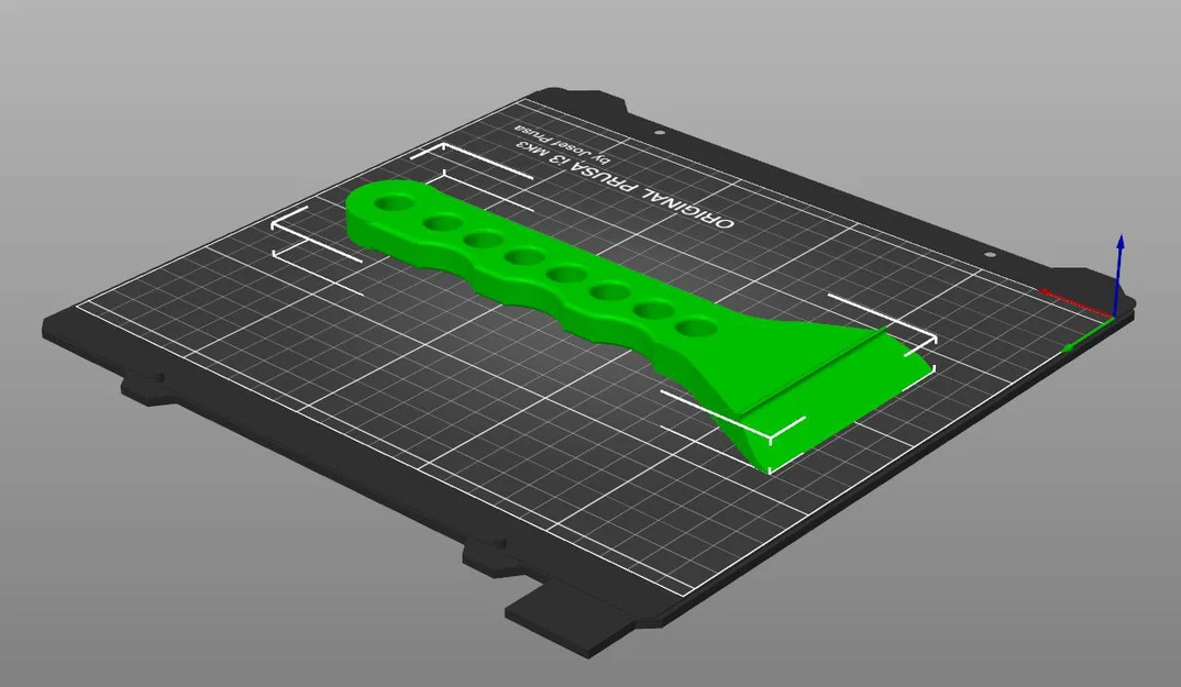 Cây cạo đá ICE Scraper tích hợp gờ chắn (Spoiler) - Model in 3D - Image 1