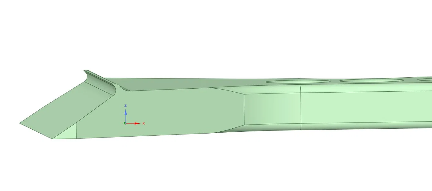 Cây cạo đá ICE Scraper tích hợp gờ chắn (Spoiler) - Model in 3D - Image 2