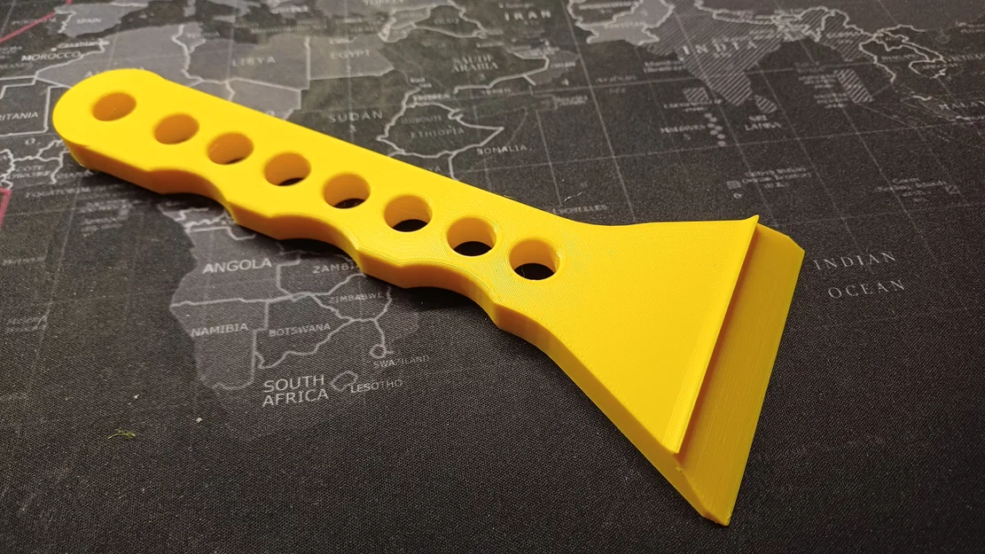 Cây cạo đá ICE Scraper tích hợp gờ chắn (Spoiler) - Model in 3D - Image 3