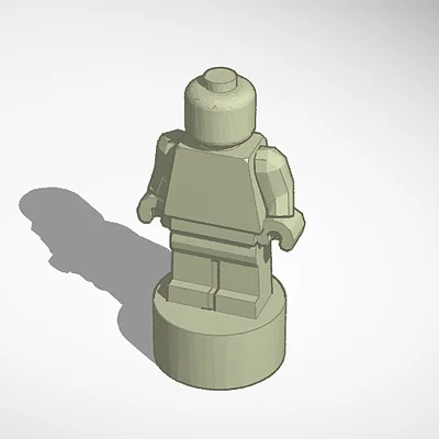 Mô hình nhân vật Lego cỡ lớn (Big Lego figurine) in 3D độc đáo