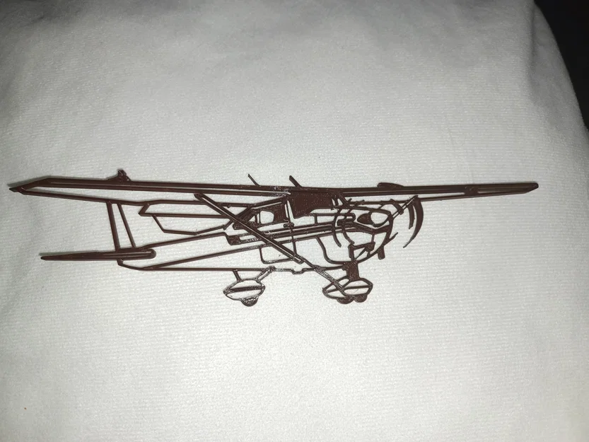 Mô hình nghệ thuật trang trí tường máy bay Cessna 172 in 3D - Image 2