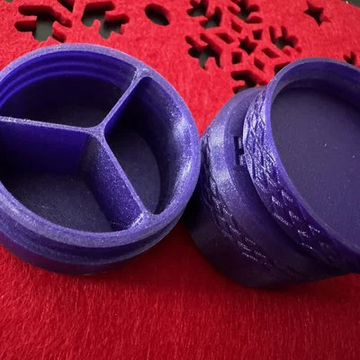 Hộp đựng thuốc 3 ngăn nhỏ gọn in 3D tiện lợi