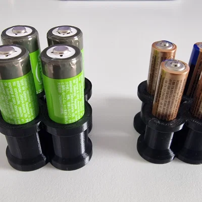 Giá pin Honeycomb Storage Wall: 4 x AA và 4 x AAA