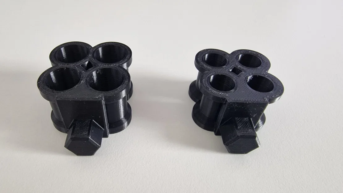 Giá pin Honeycomb Storage Wall: 4 x AA và 4 x AAA - Image 4