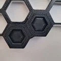 Ngàm dán tường cho Honeycomb Storage Wall (Tape Mount) - Thumbnail 2