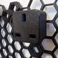 Giá gắn phích cắm UK 3 chấu cho Honeycomb Storage Wall - Thumbnail 5