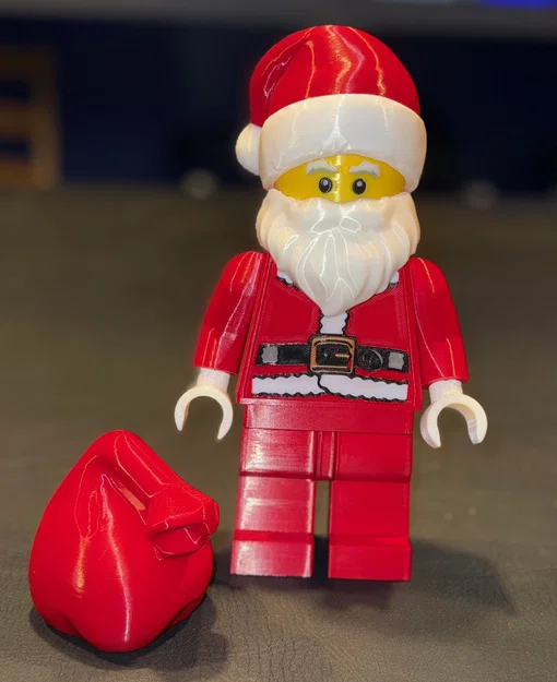 Santa Claus Brick MegaFigure (Tỷ lệ 5:1) - Image 2