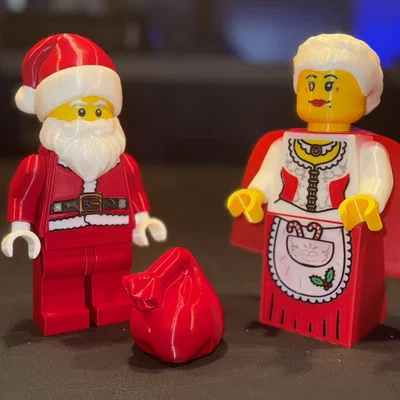 Mrs. Claus Brick MegaFigure (5:1 Scale) – Mrs. Claus khổ lớn 500%