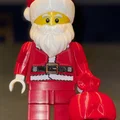 Santa Claus Brick MegaFigure (Tỷ lệ 5:1) - Thumbnail 3