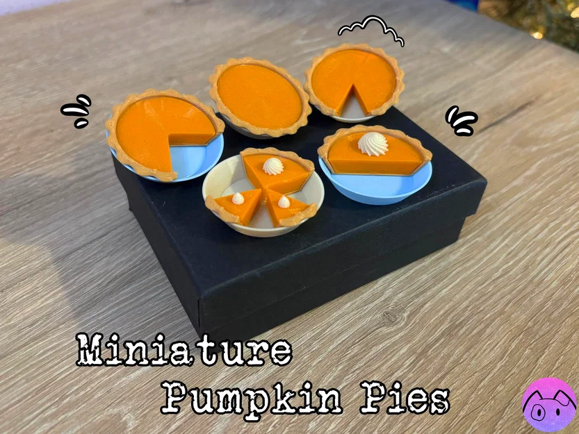 Bánh Pumpkin Pie Mini (Miniature Pumpkin Pies) - Image 1