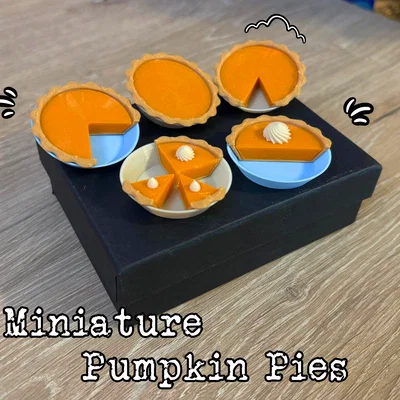 Bánh Pumpkin Pie Mini (Miniature Pumpkin Pies)