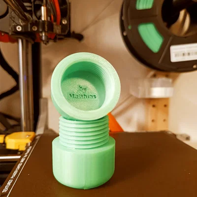 Hộp đựng đồ mini tiện lợi in 3D với thiết kế ren vặn thông minh