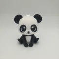 Mô hình gấu trúc con Baby Panda đáng yêu cho máy in 3D - Thumbnail 1
