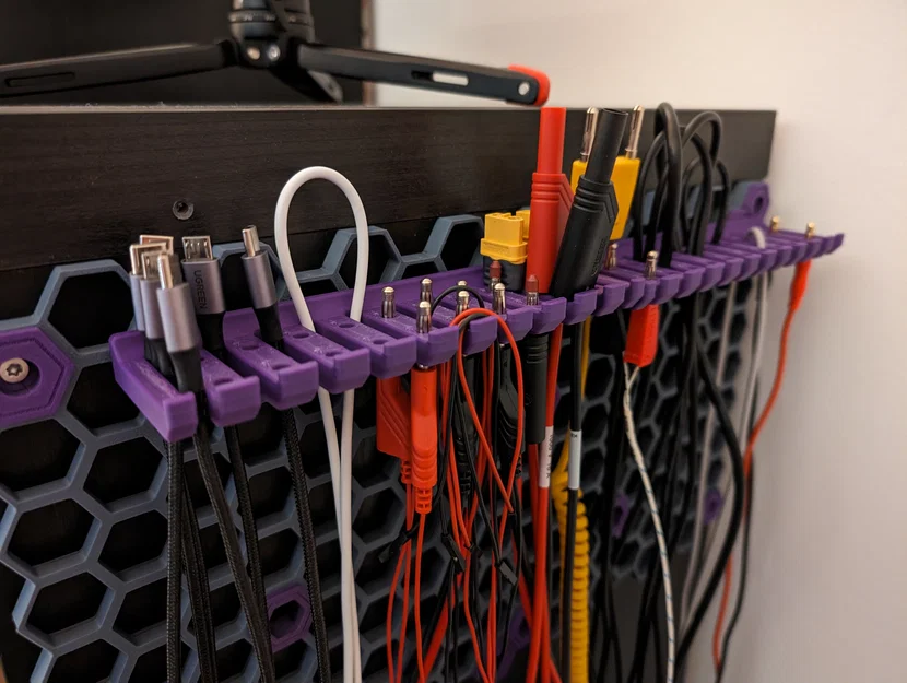 Giá treo dây cáp thông minh cho Honeycomb Storage Wall - Image 1