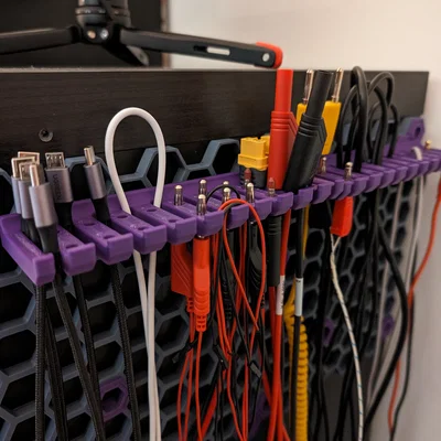 Giá treo dây cáp thông minh cho Honeycomb Storage Wall