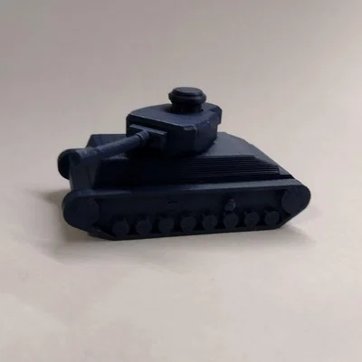 Mô hình xe tăng Panzer IV in 3D (Print-in-Place) cực chi tiết