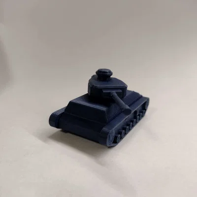 Mô hình xe tăng Panzer IV in 3D (Print-in-Place) cực chi tiết