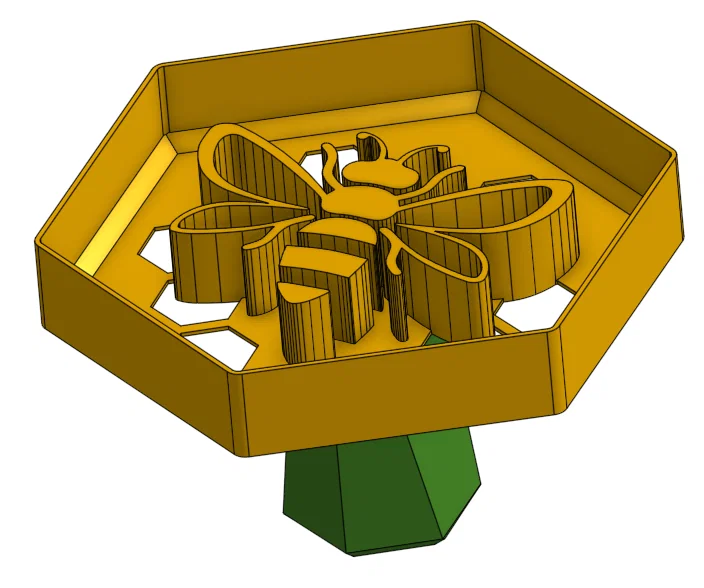 Khuôn cắt bánh quy con ong (Bee cookie cutter) - Image 1