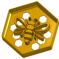 Khuôn cắt bánh quy con ong (Bee cookie cutter) - Thumbnail 2