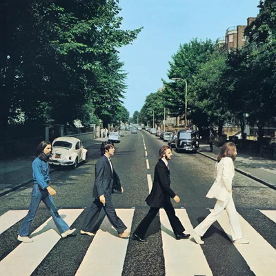 ABBEY ROAD - Bìa album The Beatles (Mô hình 2 màu)