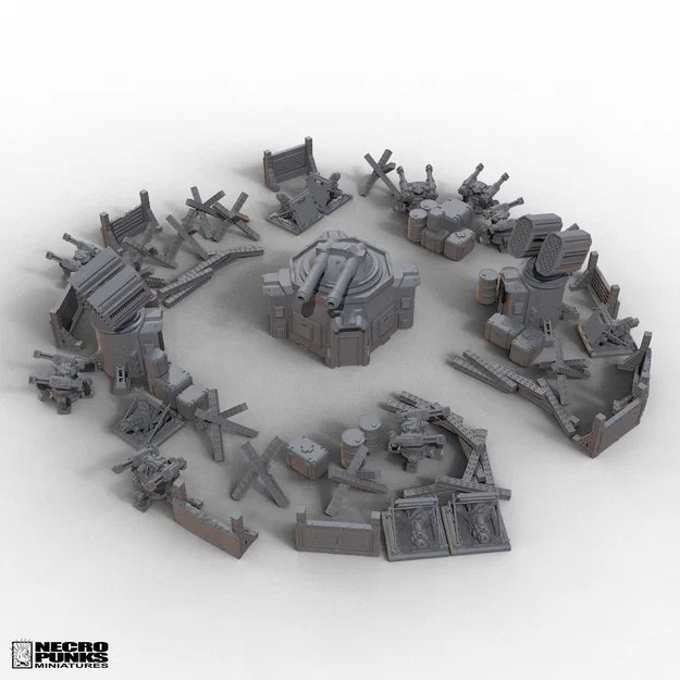 CYBERPUNK WARFARE ASSETS - FREE!! (Tặng hơn 50 STL dựng chiến trường) - Image 3