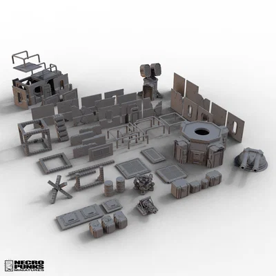 CYBERPUNK WARFARE ASSETS - FREE!! (Tặng hơn 50 STL dựng chiến trường)