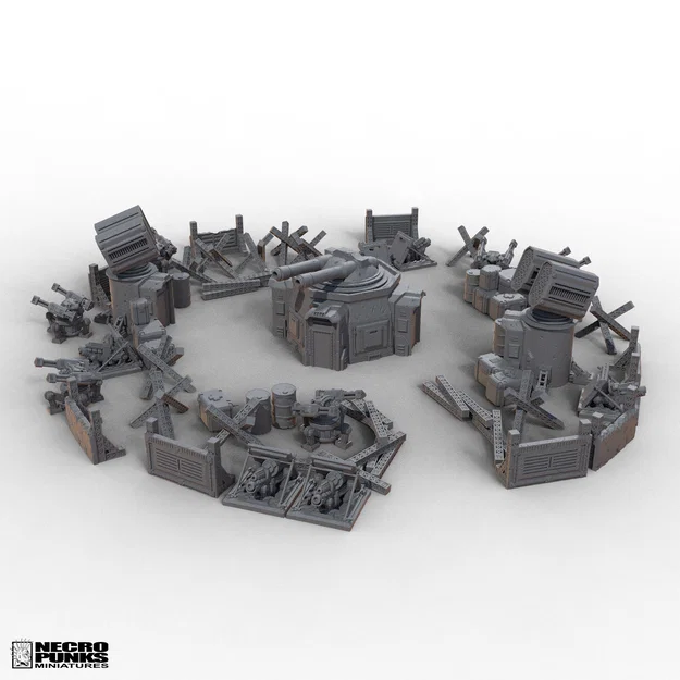 CYBERPUNK WARFARE ASSETS - FREE!! (Tặng hơn 50 STL dựng chiến trường) - Image 10