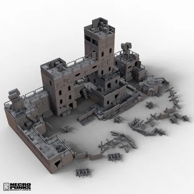 CYBERPUNK WARFARE ASSETS - FREE!! (Tặng hơn 50 STL dựng chiến trường) - Image 11