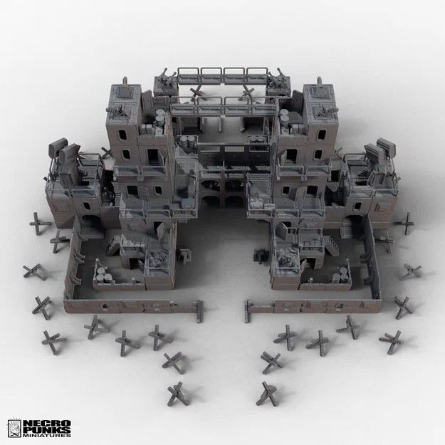 CYBERPUNK WARFARE ASSETS - FREE!! (Tặng hơn 50 STL dựng chiến trường) - Image 12