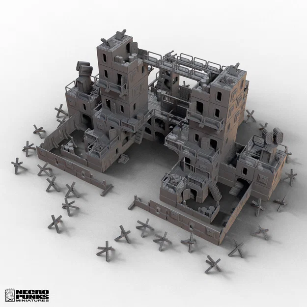 CYBERPUNK WARFARE ASSETS - FREE!! (Tặng hơn 50 STL dựng chiến trường) - Image 17