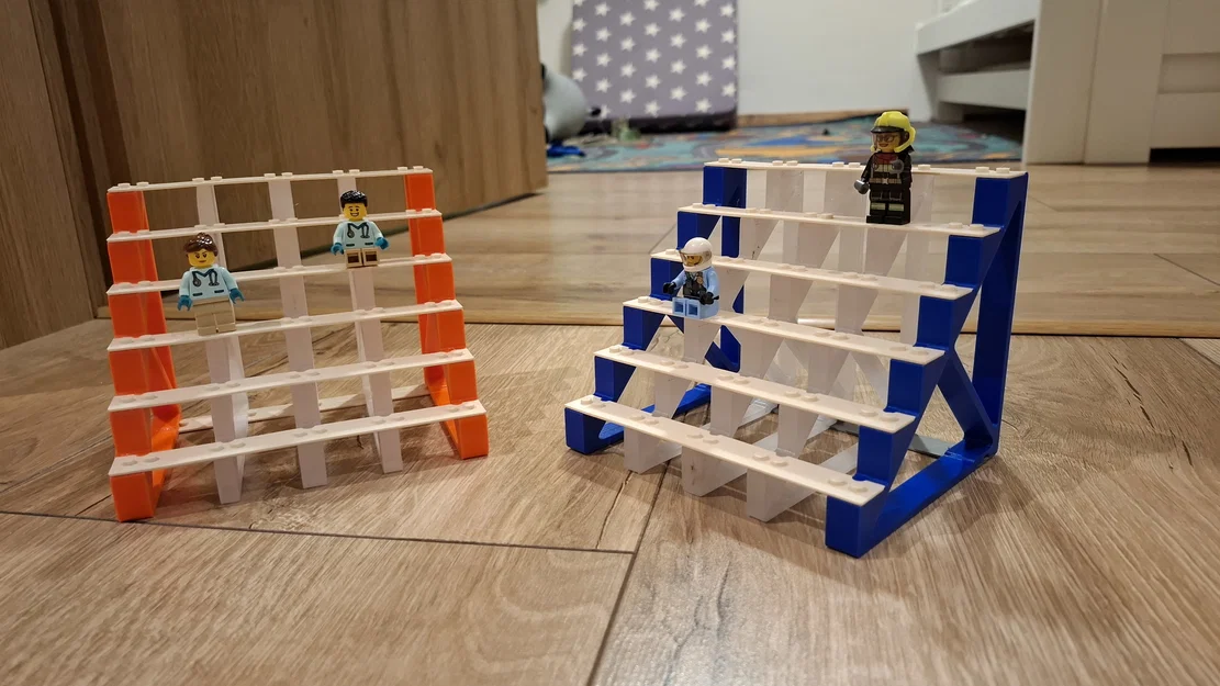 Kệ trưng bày Lego minifigure kiểu khán đài (stadium style) - Image 1