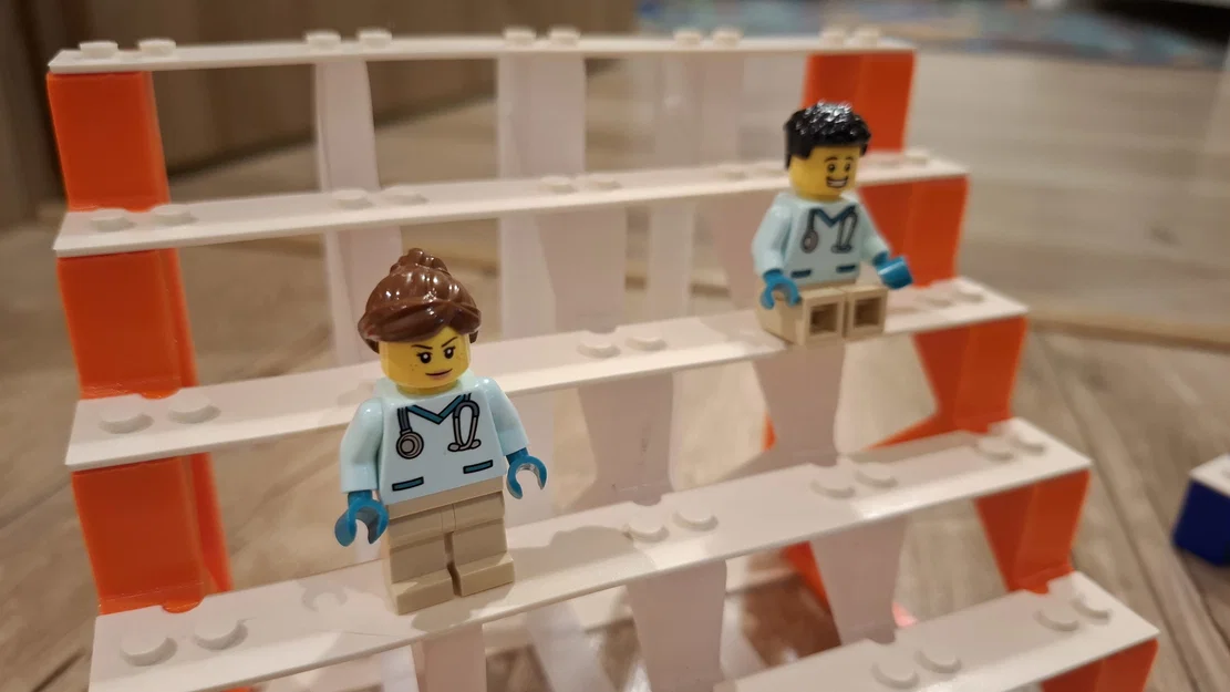 Kệ trưng bày Lego minifigure kiểu khán đài (stadium style) - Image 4