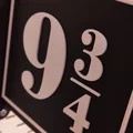Bảng Hiệu Sân Ga 9 3/4 Harry Potter - Tương Thích Ikea Skadis - Thumbnail 2