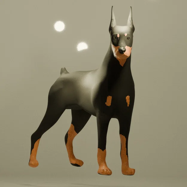 Chó Dobermann (A Dobermann Dog) - Image 1