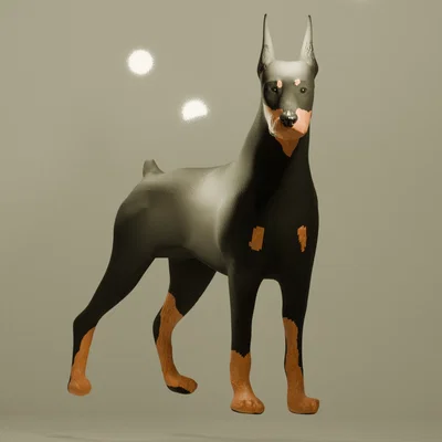 Chó Dobermann (A Dobermann Dog)