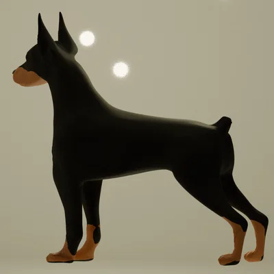 Chó Dobermann (A Dobermann Dog)