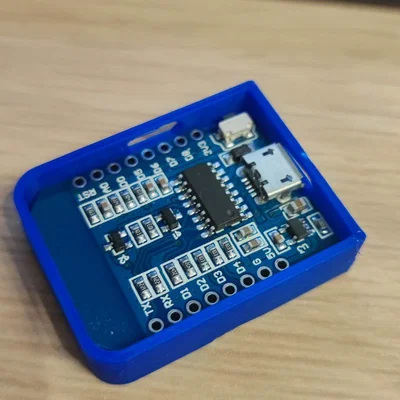 Hộp nhựa in 3D bảo vệ bo mạch Wemos D1 Mini tiện lợi