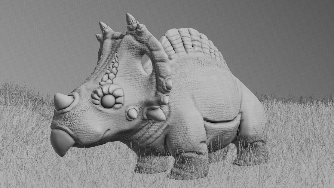 Mô hình 3D khủng long Jurassic World Spinoceratops cho bé - Image 2