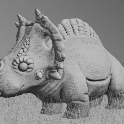 Mô hình 3D khủng long Jurassic World Spinoceratops cho bé