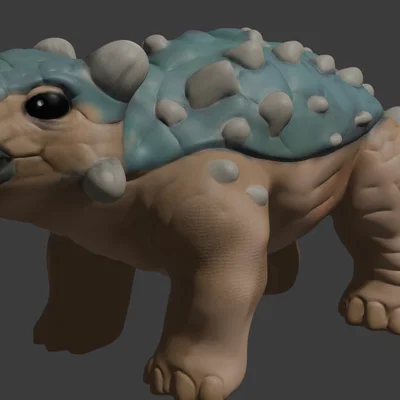 Mô hình 3D chú khủng long Bumpy từ Jurassic World