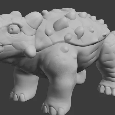 Mô hình 3D chú khủng long Bumpy từ Jurassic World