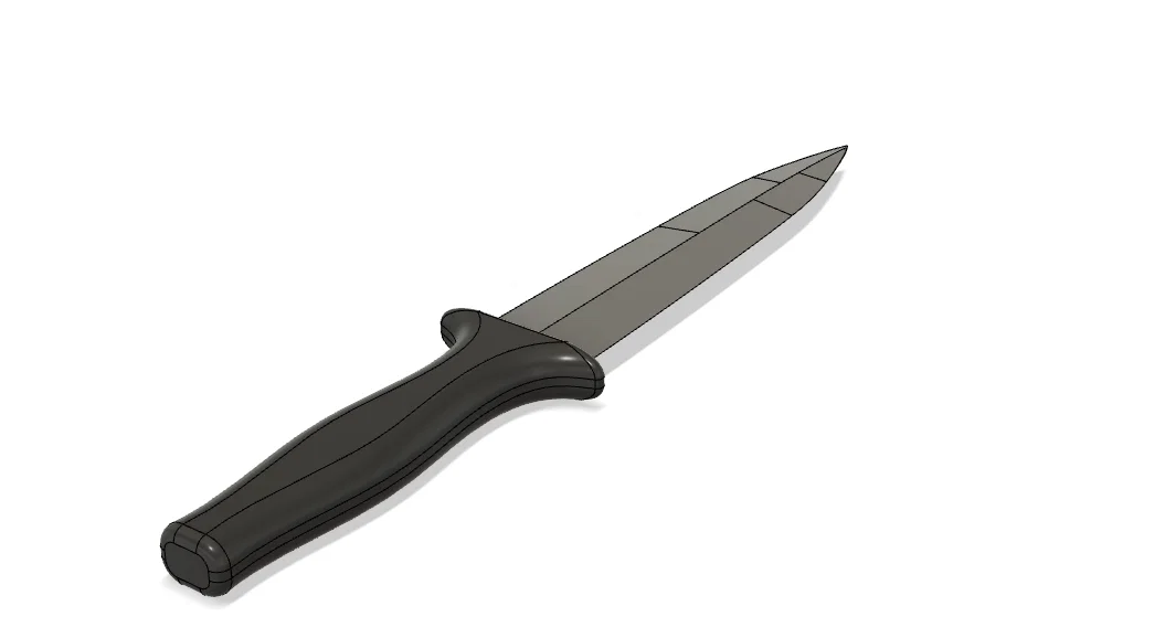 Mô hình Boot knife - Dao găm thiết kế ấn tượng cho in 3D - Image 1